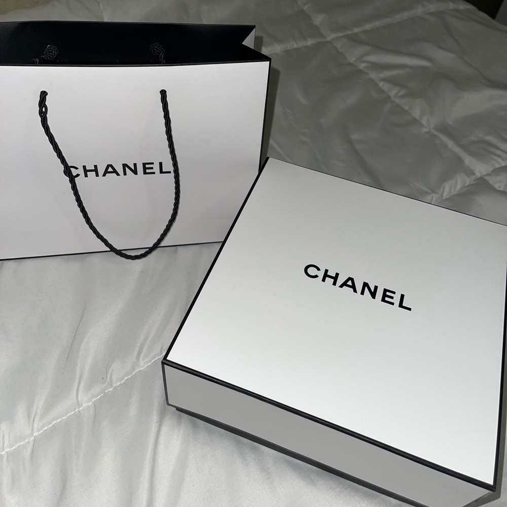 Chanel box and gift bag